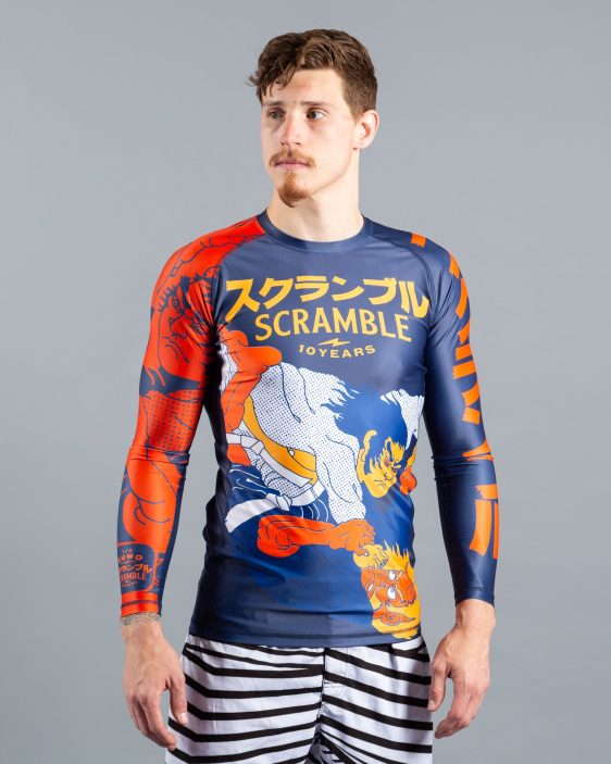 Scramble x Half Sumo Rashguard