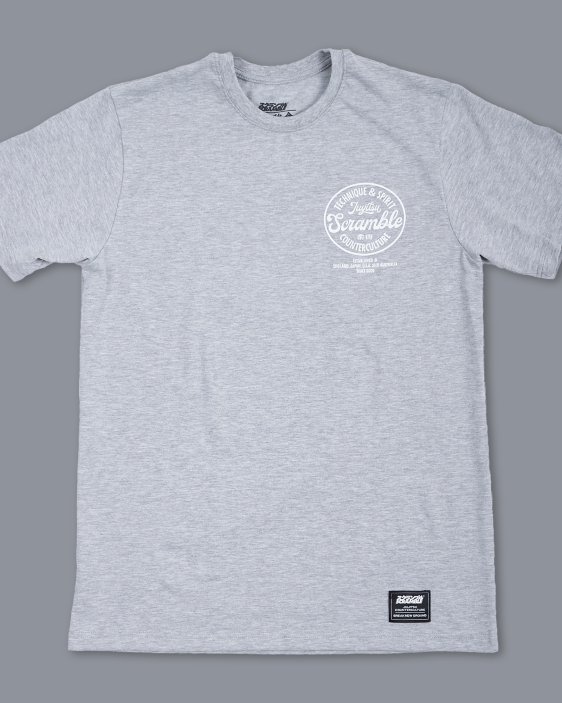 Scramble Technique & Spirit Tee - Heather Grey