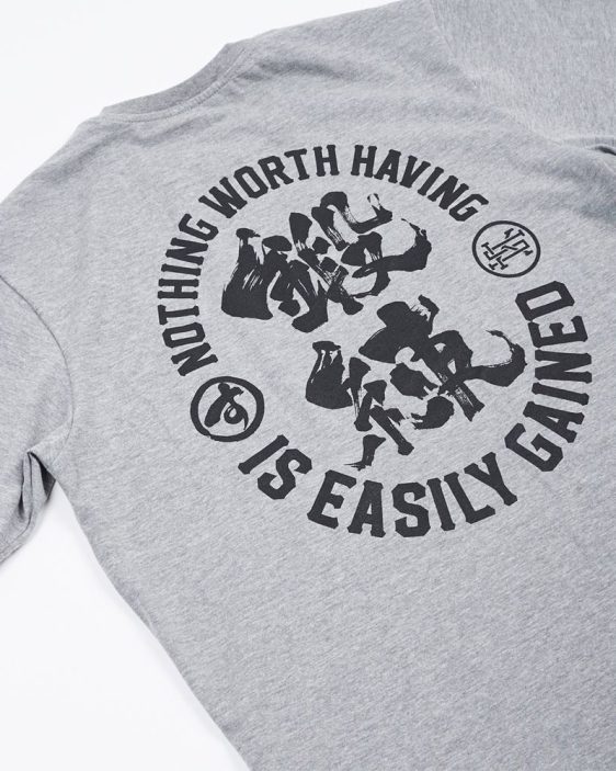 Scramble Nothing Gained Easily Tee - Dark Grey