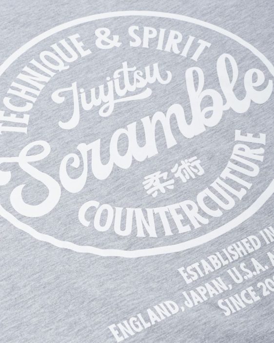 Scramble Technique & Spirit Tee - Heather Grey