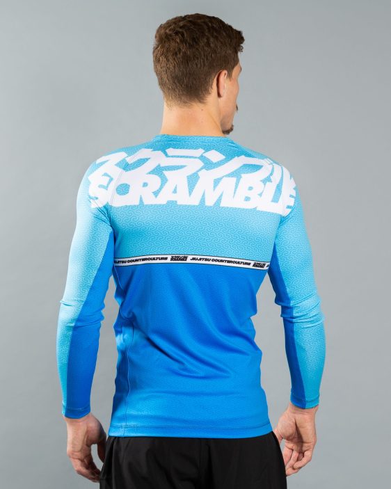 Scramble Ranked Rashguard v4 - Blue