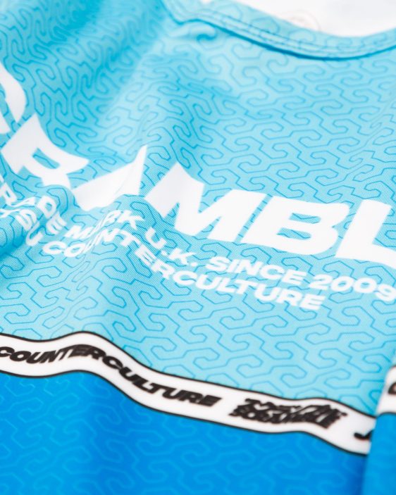 Scramble Ranked Rashguard v4 - Blue