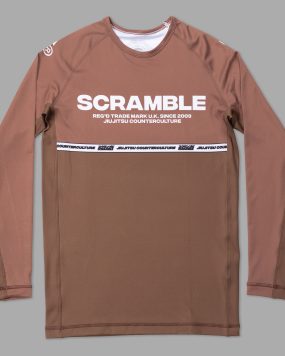 Scramble Ranked Rashguard v4 - Brown