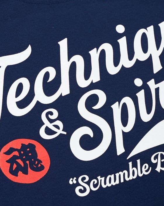 Scramble Technique and Spirit Tee - Navy