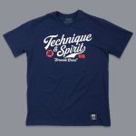 Scramble Technique and Spirit Tee - Navy