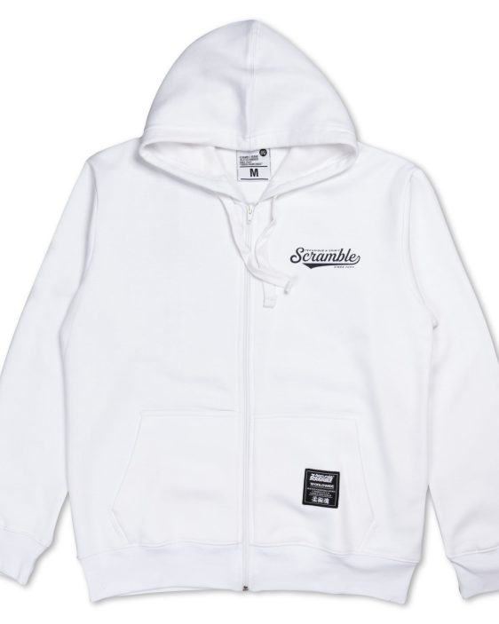 Technique and Spirit Zip Hoodie - White