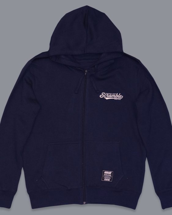 Scramble Technique and Spirit Zip Hoodie - Navy