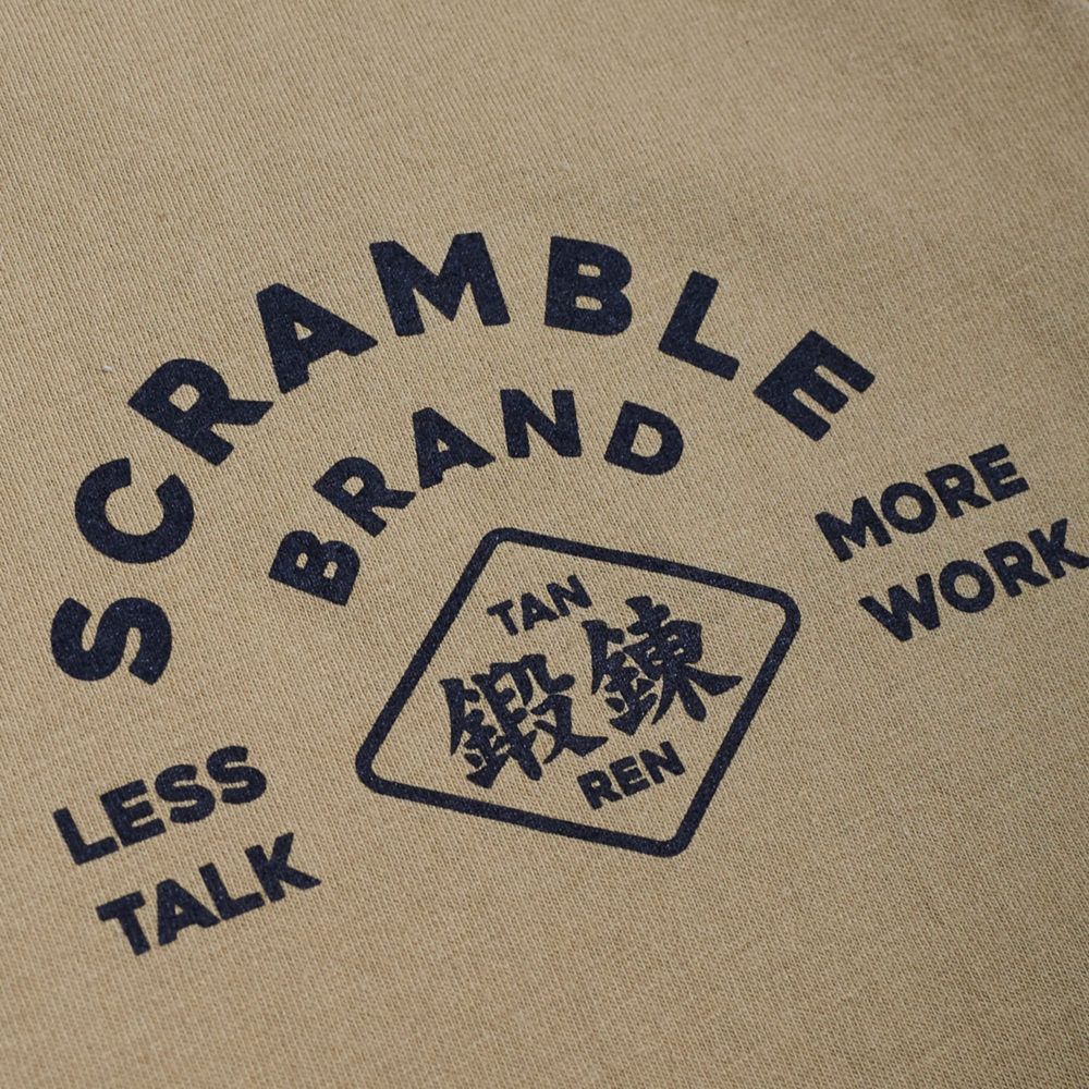 Scramble Less Talk Tee - Sand