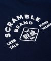 Scramble Less Talk Tee - Navy