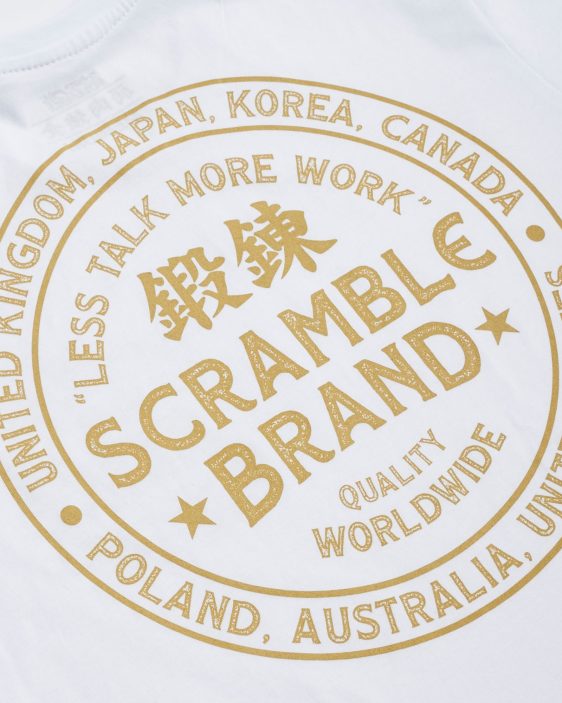 Scramble More Work Tee - White