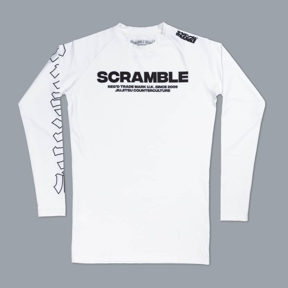 Scramble BASE Rashguard - White