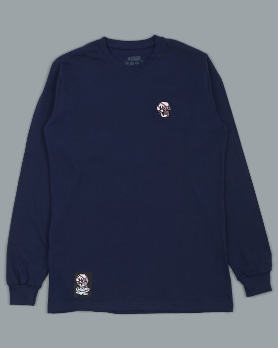 Scramble Skabuki Long Sleeved Tee - Navy