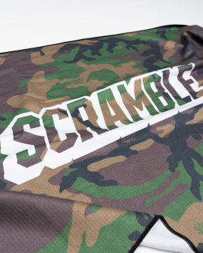 Scramble Brand Waffle Towel - Woodland Camo