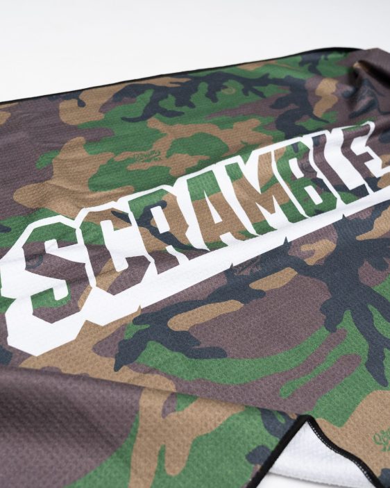 Scramble Brand Waffle Towel - Woodland Camo