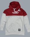 Scramble Takamiya Hoody - Burgundy/Grey