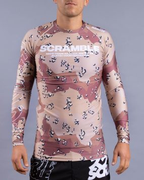 Scramble Base Rashguard - Choc Chip