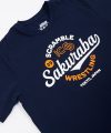 KS x Scramble Wrestling Tee - Navy