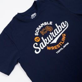 KS x Scramble Wrestling Tee - Navy