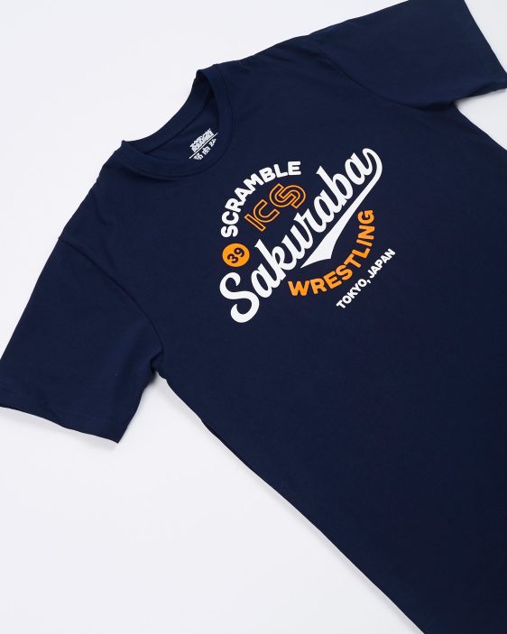 KS x Scramble Wrestling Tee - Navy