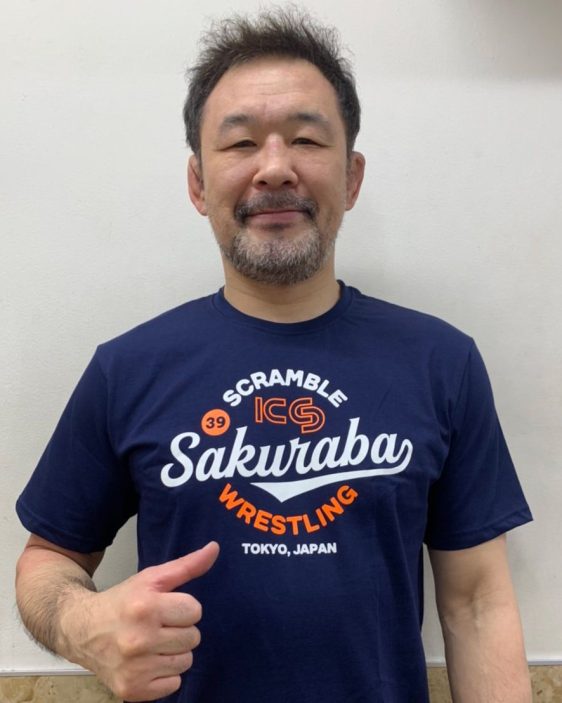 KS x Scramble Wrestling Tee - Navy