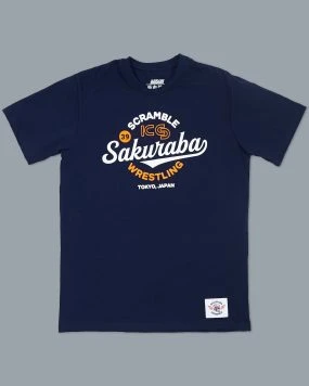 KS x Scramble Wrestling Tee - Navy