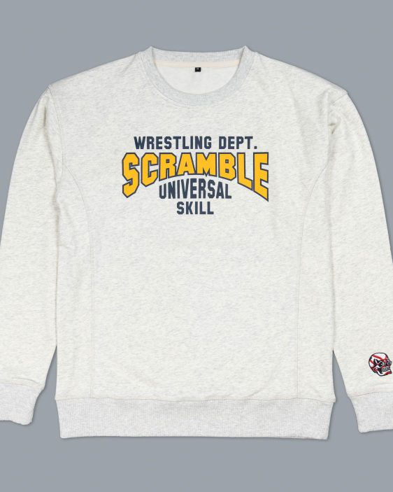 Scramble Collegiate Wrestling Sweatshirt - Freshman Grey