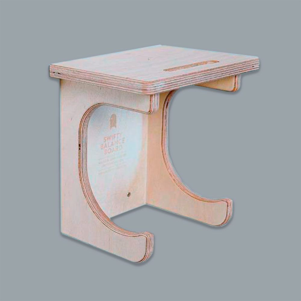optional Wall Bracket Details about   Swifty Fitness® Plywood Balance Board with Cork Roller 