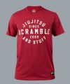 Scramble Jiu Jitsu and Stuff Type Tee - Red