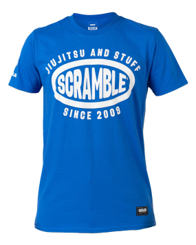 Scramble Jiu Jitsu and Stuff Surf Tee - Blue