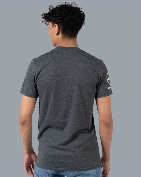 Scramble Jiu Jitsu and Stuff Surf Tee - Grey