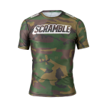 Scramble Tactic Rashguard - Woodland Camo