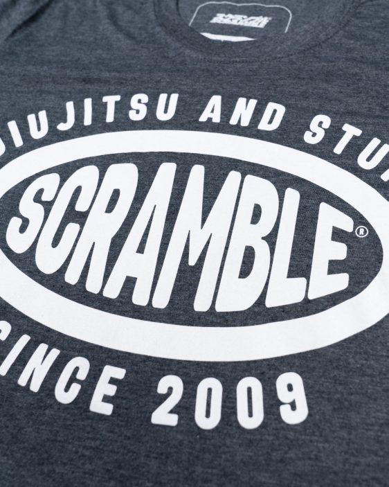 Scramble Jiu Jitsu and Stuff Surf Tee - Grey