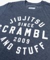 Scramble Jiu Jitsu and Stuff Type Tee - Navy