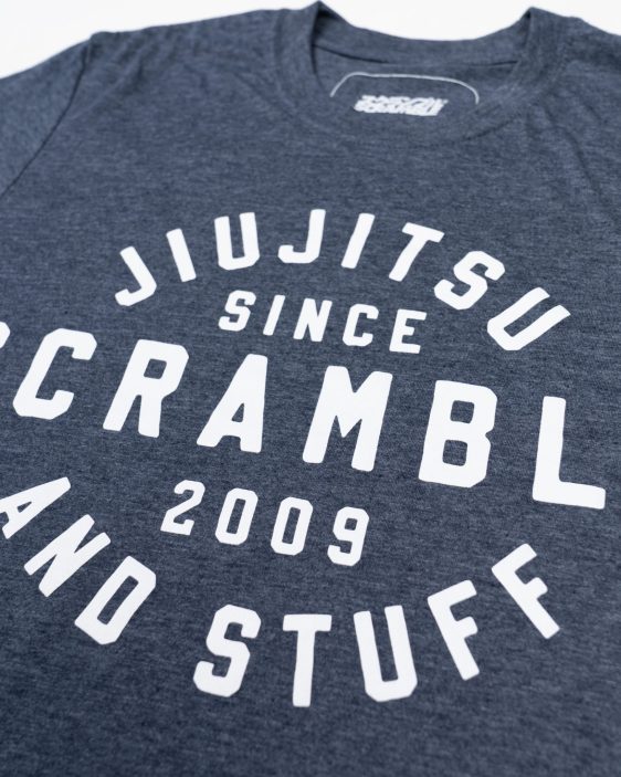 Scramble Jiu Jitsu and Stuff Type Tee - Navy