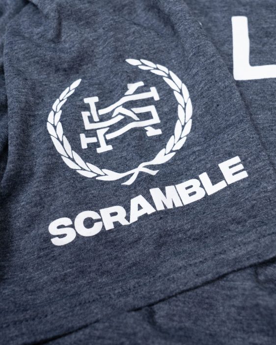 Scramble Jiu Jitsu and Stuff Type Tee - Navy