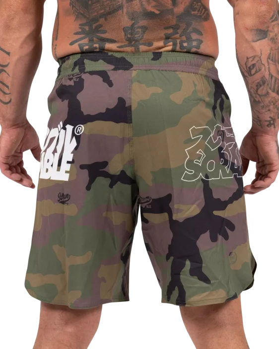 Scramble Base Shorts - Woodland Camo