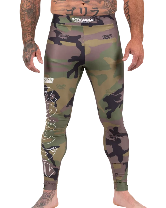 Scramble Base Spats - Woodland Camo