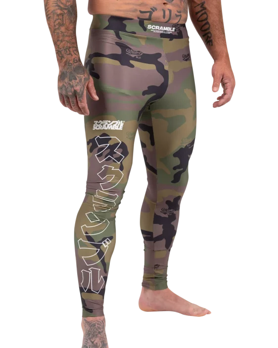 Scramble Base Spats - Woodland Camo