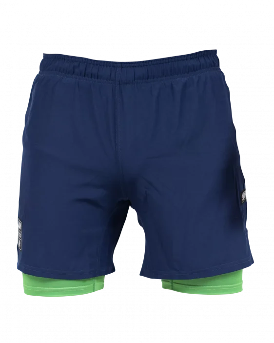 Scramble Combination Shorts - Blue / Green