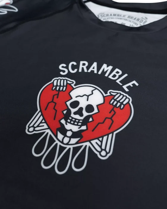 Scramble Peace and Violence Rashguard - Black