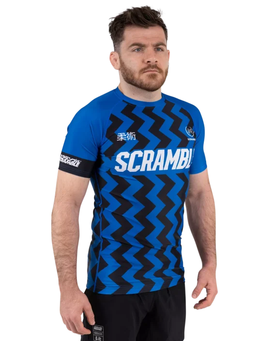 Scramble Ranked Rashguard V5 - Blue