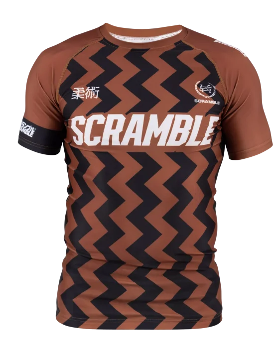 Scramble Ranked Rashguard V5 - Brown