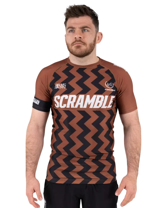 Scramble Ranked Rashguard V5 - Brown