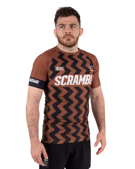 Scramble Ranked Rashguard V5 - Brown