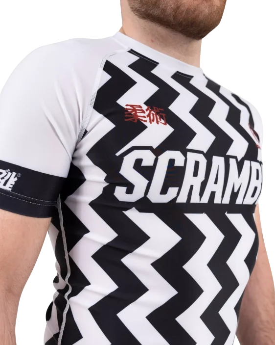 Scramble Ranked Rashguard V5 - White