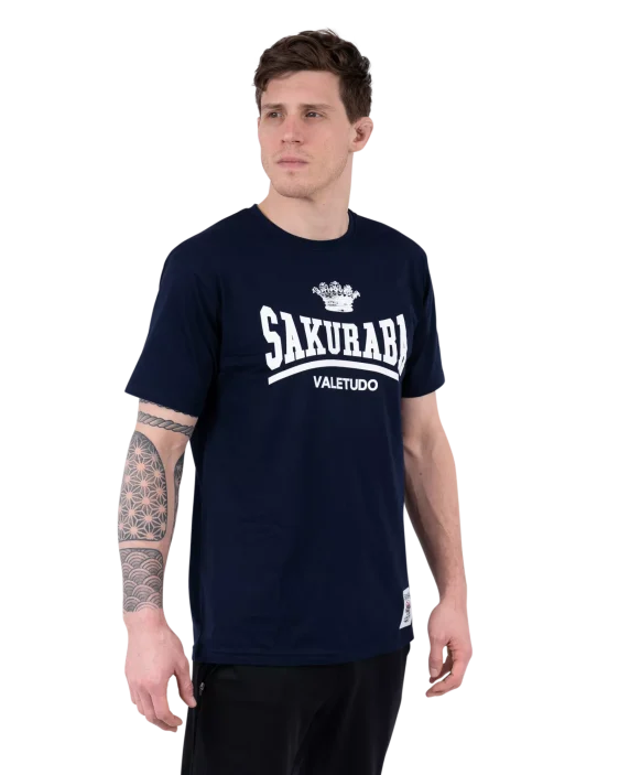 Scramble Saku Athletics Tee - Navy