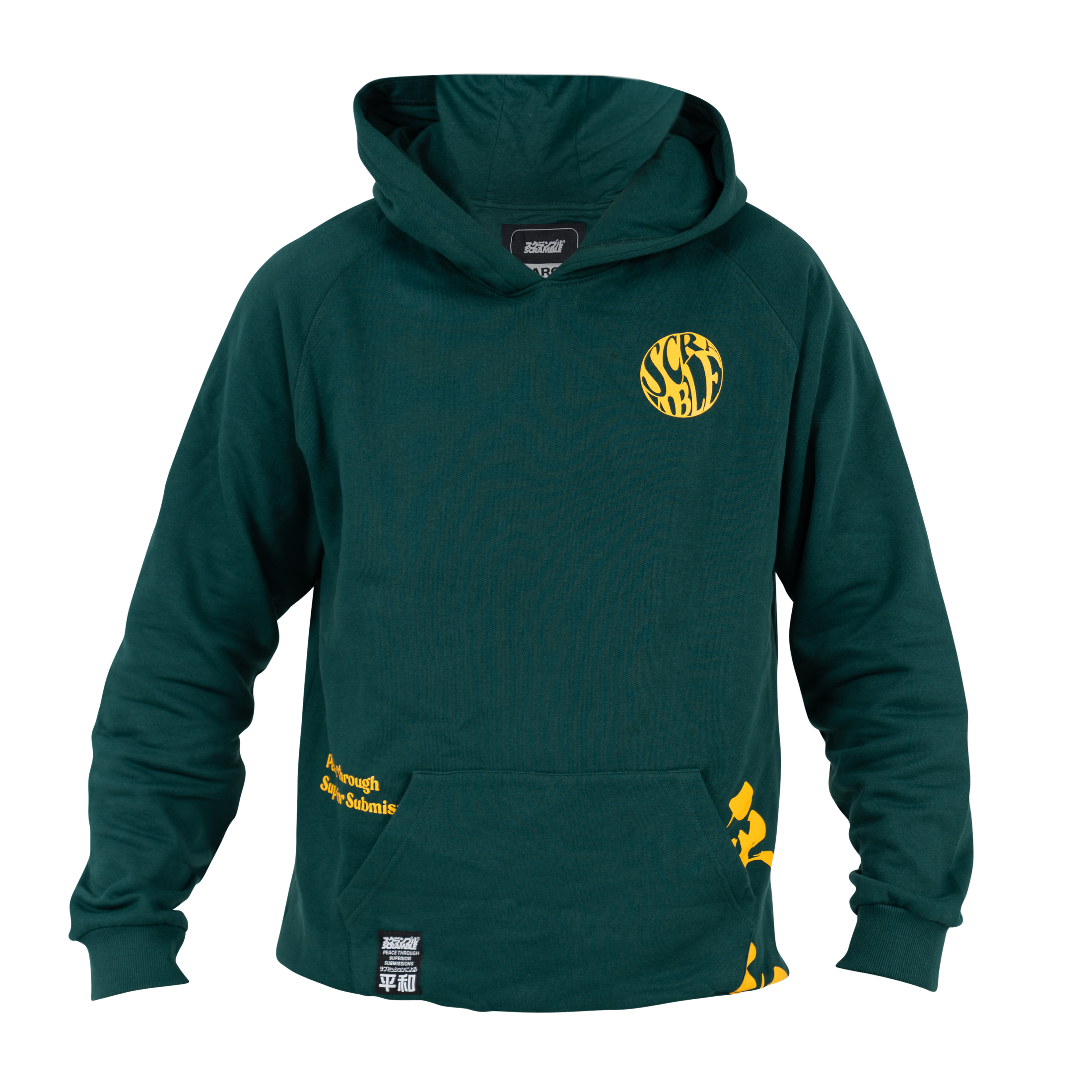 Yin Yang Hoody - Green | Scramble Brand