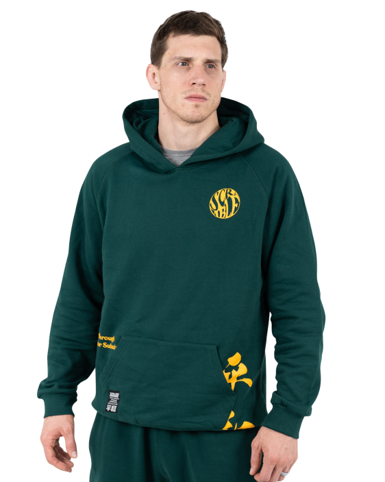 Yin Yang Hoody - Green