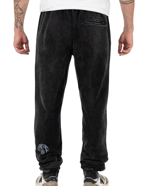 Yin Yang Sweat Pants - Faded Black