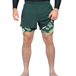 Combination Shorts - Forest Green/ Logotypes